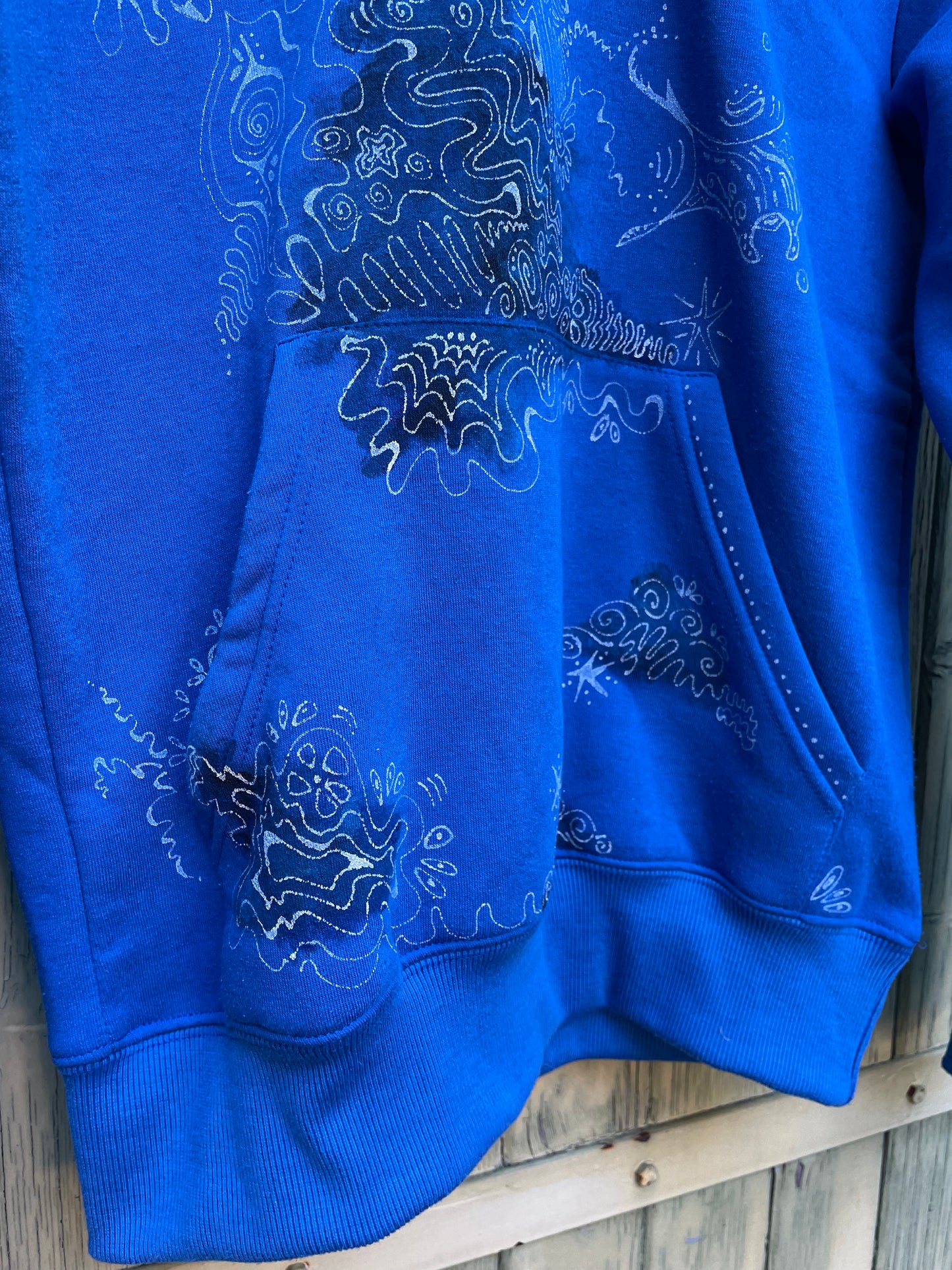 BLUE OCEAN HOODIE (M/L)